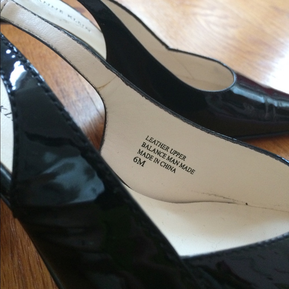 Anne Klein patent slingback mule - Picture 5 of 8